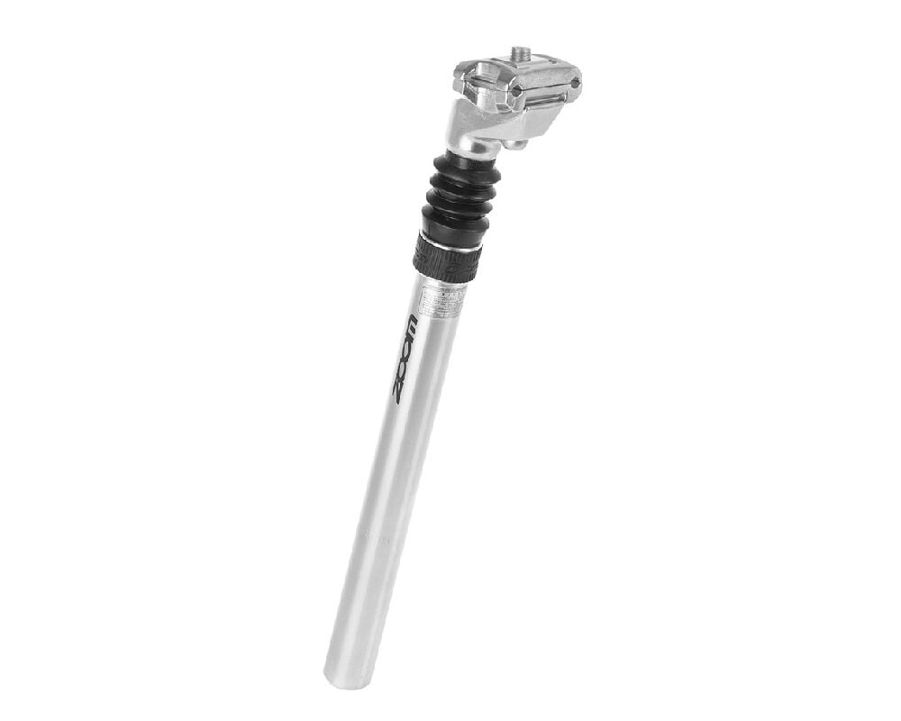 Zoom Gri 27.2mm Amortisörlü Bisiklet Sele Borusu 350mm