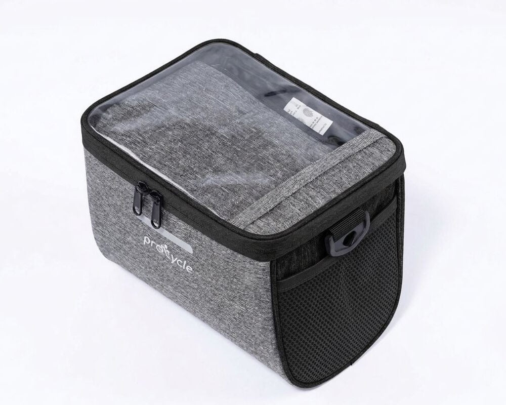 Procyle PC-710 Gri Tak Çıkar Bisiklet Gidon Çantası