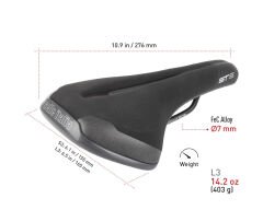 Selle Italia ST5 Flow Jelli Bisiklet Selesi 165x276mm KUTUSUZ