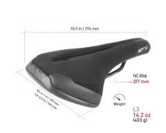 Selle Italia ST5 Flow Jelli Bisiklet Selesi 165x276mm KUTUSUZ