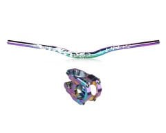 Lunje Rainbow Beyaz Alüminyum 780mm Bisiklet Gidon Boğaz Seti