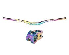 Lunje Rainbow Sarı Alüminyum 780mm Bisiklet Gidon Boğaz Seti