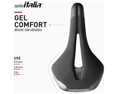 Selle Italia ST5 Flow Jelli Bisiklet Selesi 165x276mm L2