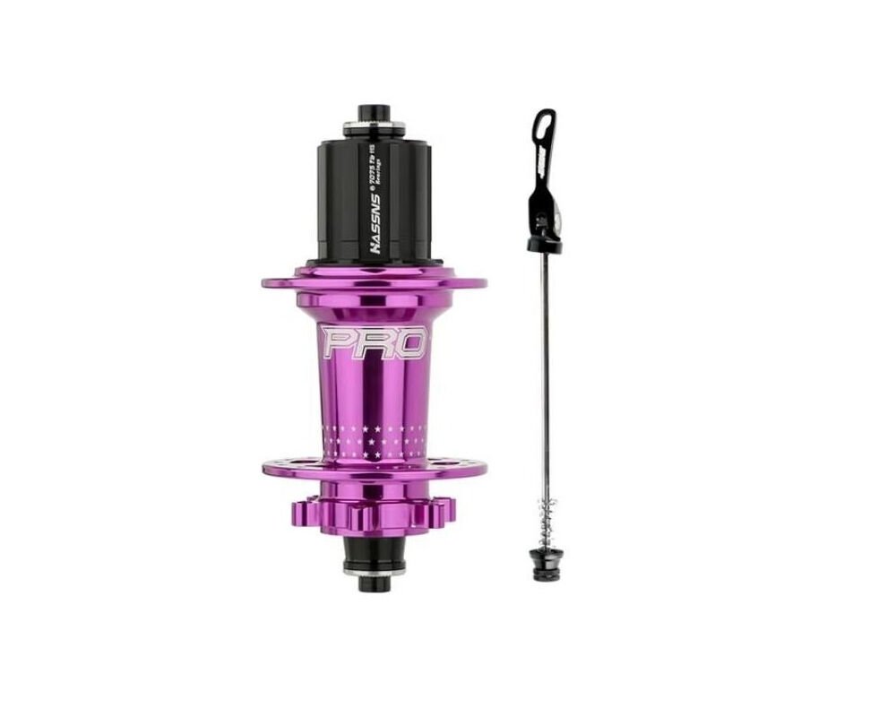 Hassns Pro 7 Mor 32H Arka Bisiklet Jant Göbeği