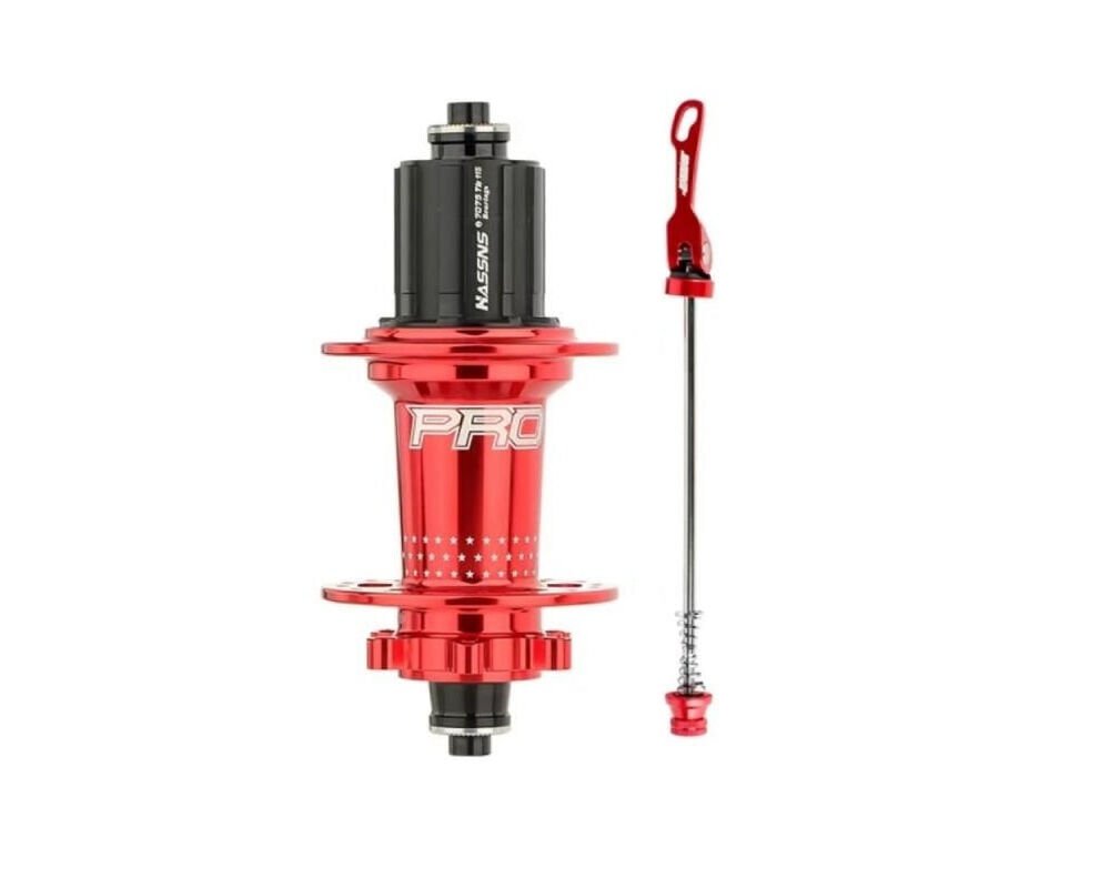 Hassns Pro 7 Kırmızı 32H Arka Bisiklet Jant Göbeği