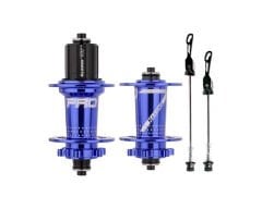 Hassns Pro 7 Mavi Ön + Arka Bisiklet Jant Göbek Seti