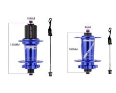 Hassns Pro 7 Mavi Ön + Arka Bisiklet Jant Göbek Seti