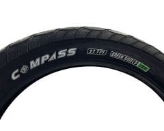 Compass 20x4.0 3mm Zırhlı Fat Bike Bisiklet Dış Lastik Siyah