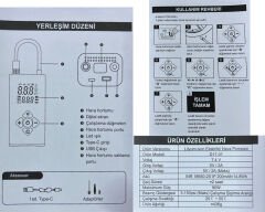 Raptor D17-01 Şarjlı Bisiklet Motosiklet Otomobil Pompası