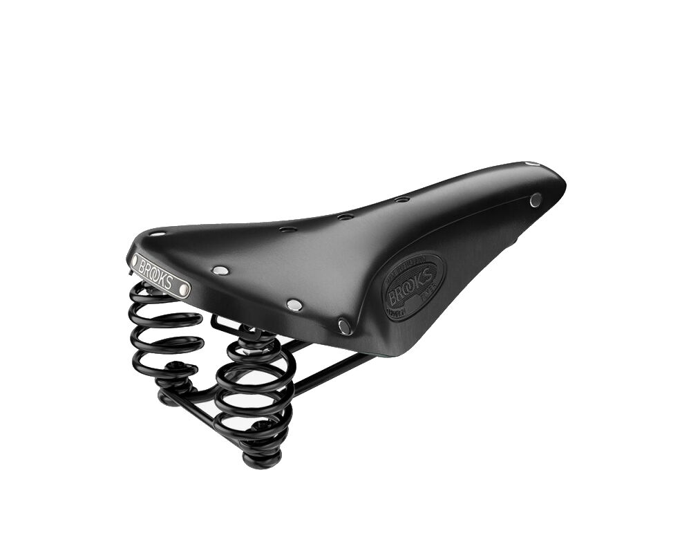 Brooks Flayer Siyah Yaylı Deri Bisiklet Selesi 175mm