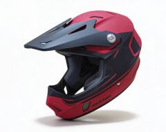 Asistan KS-05 Fullface Kırmızı L 59-60cm Bisiklet Kaskı