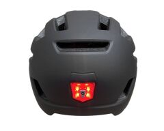 Asistan KS-28 Vizörlü Mat Gri L 58-61cm Bisiklet Kaskı
