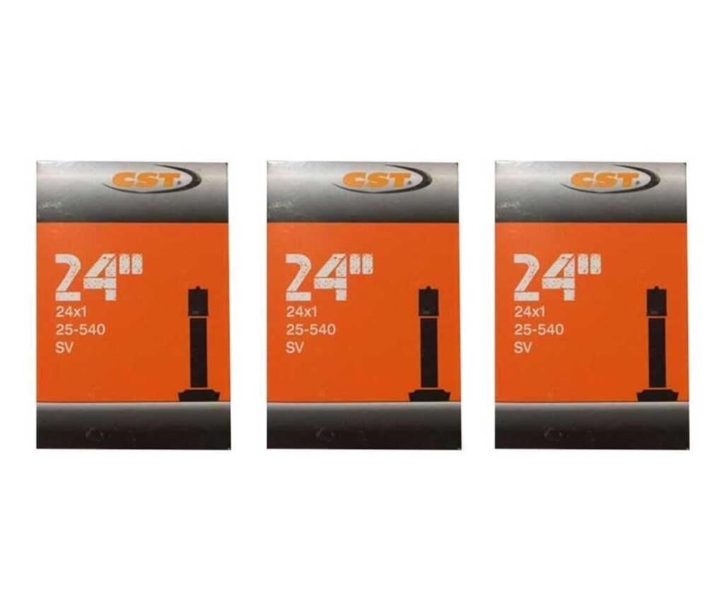 Cst 24x1 Oto Sibop 48mm 3lü Tekerlekli Sandalye İç Lastik Seti
