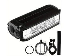 Asia MX 610 900lm USB Şarjlı Bisiklet Ön Far Aydınlatma