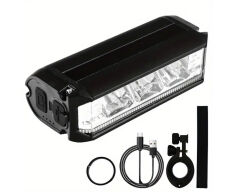 Asia MX 610 900lm USB Şarjlı Bisiklet Ön Far Aydınlatma