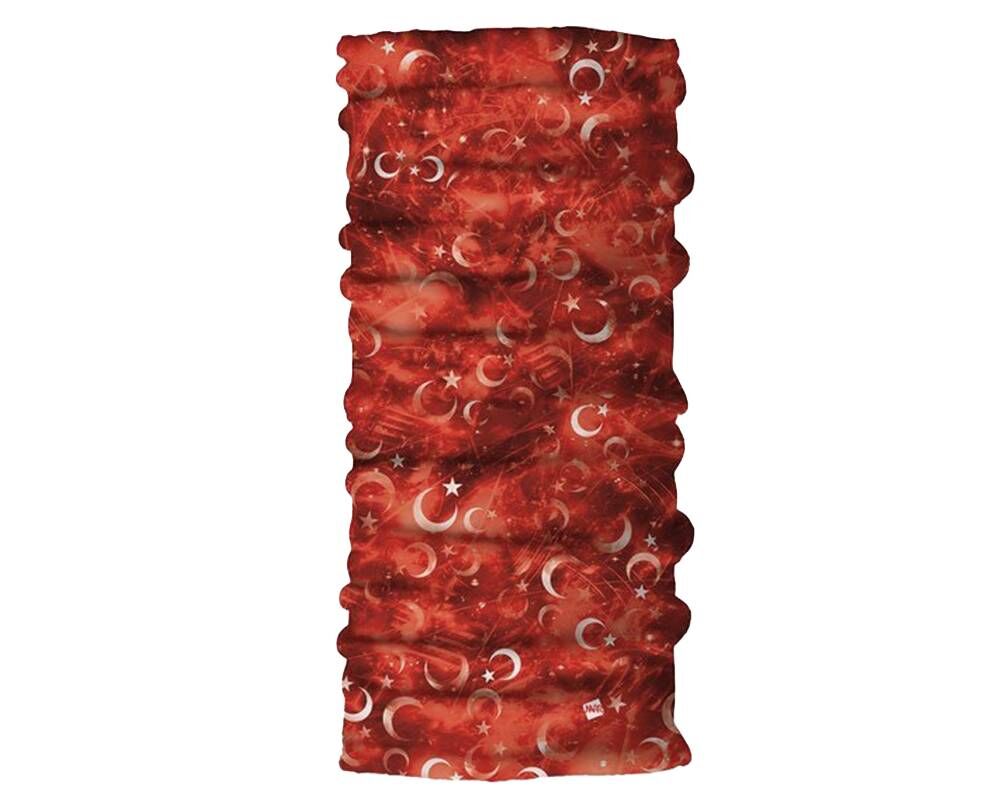 Narr Ay Yıldız Türk Bayraklı Bandana Boyunluk Buff