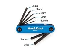 Park Tool Alyan Anahtar Seti AWS-10 Mavi