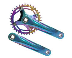 Bisiklet Rainbow 34T Tek Yaprak 7-8-9-10s Aynakol Kare Mil Uyum 170mm
