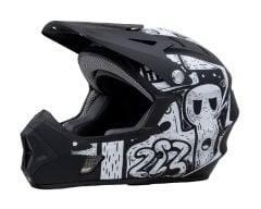 Raptor Gravity Fullface XL 61-62cm Street Noir Bisiklet Kaskı