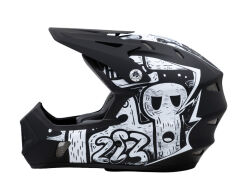 Raptor Gravity Fullface XL 61-62cm Street Noir Bisiklet Kaskı