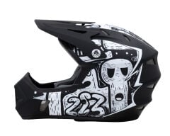 Raptor Gravity Fullface XL 61-62cm Street Noir Bisiklet Kaskı