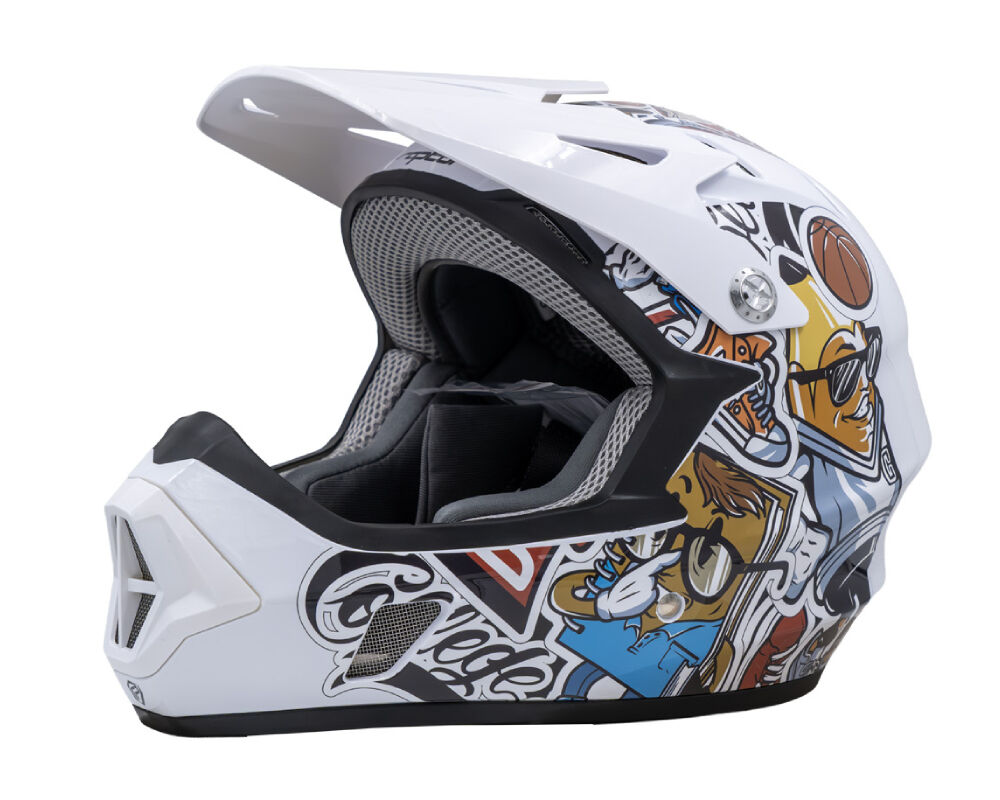 Raptor Gravity Fullface S 55-56cm Toxic Mind Bisiklet Kaskı
