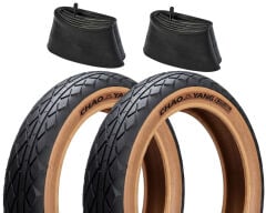 Chaoyang 20x4.00 3mm Zırhlı Amber Fat Bike Bisiklet Lastik Seti