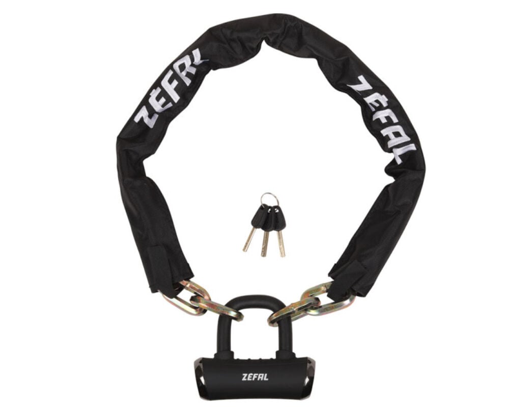 Zefal K-Ttraz M18 Anahtarlı Zincir Bisiklet Kilidi 110x10mm