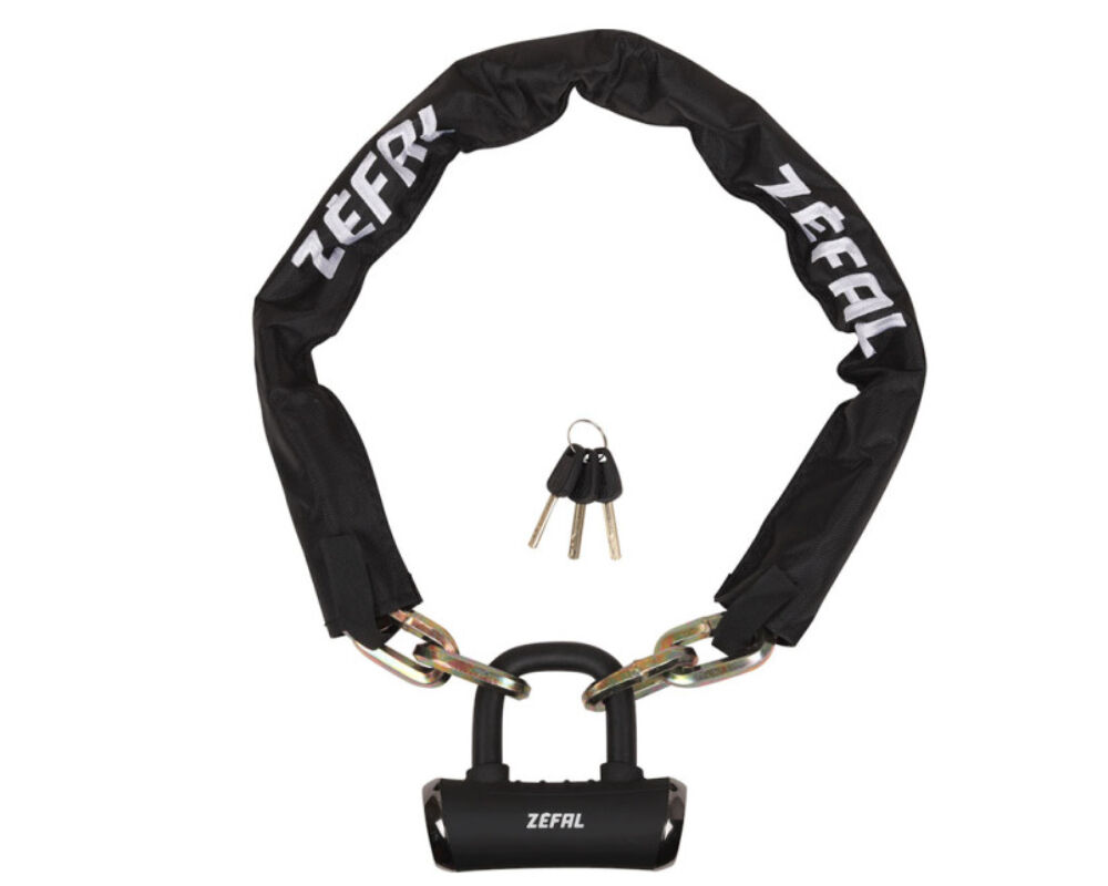 Zefal K-Ttraz M18 Anahtarlı Zincir Bisiklet Kilidi 110x10mm