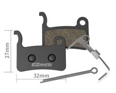Ezmtb M06 Yarı Metal Bisiklet Disk Fren Balatası BP17