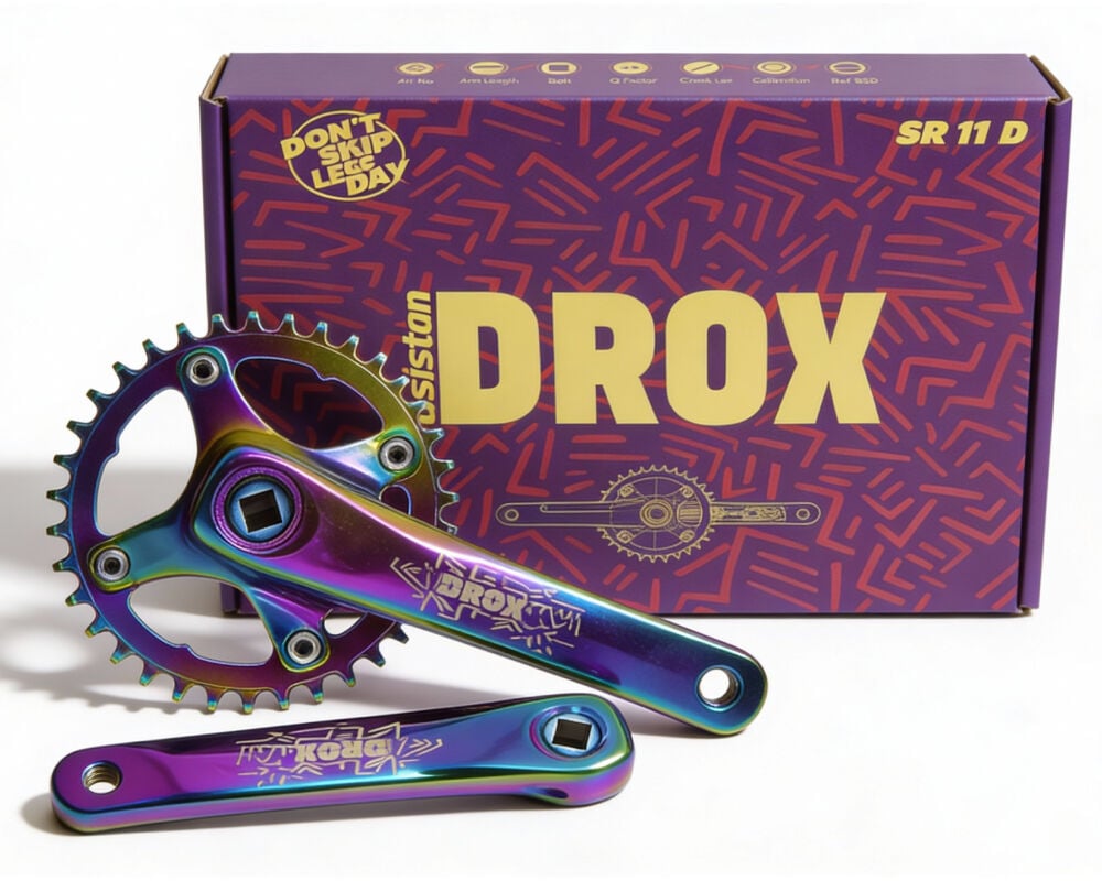 Asistan Drox Rainbow SR-11 34T Tek Yaprak Aynakol Kare Mil 170mm