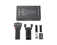 Black X Titan Smart Folding Bluetoothlu Bisiklet Kilidi
