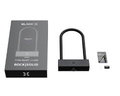 Black X Titan Smart Rock Solid Bluetoothlu U Bisiklet Kilidi