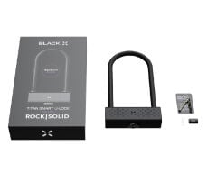 Black X Titan Smart Rock Solid Bluetoothlu U Bisiklet Kilidi