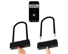 Black X Titan Smart Rock Solid Bluetoothlu U Bisiklet Kilidi
