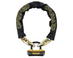Onguard 8016 L Sarı Beast Anahtarlı Zincir Kilit
