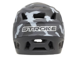 İmpact Stroke Gri Kamuflaj 55-58cm M Fullface Bisiklet Kaskı