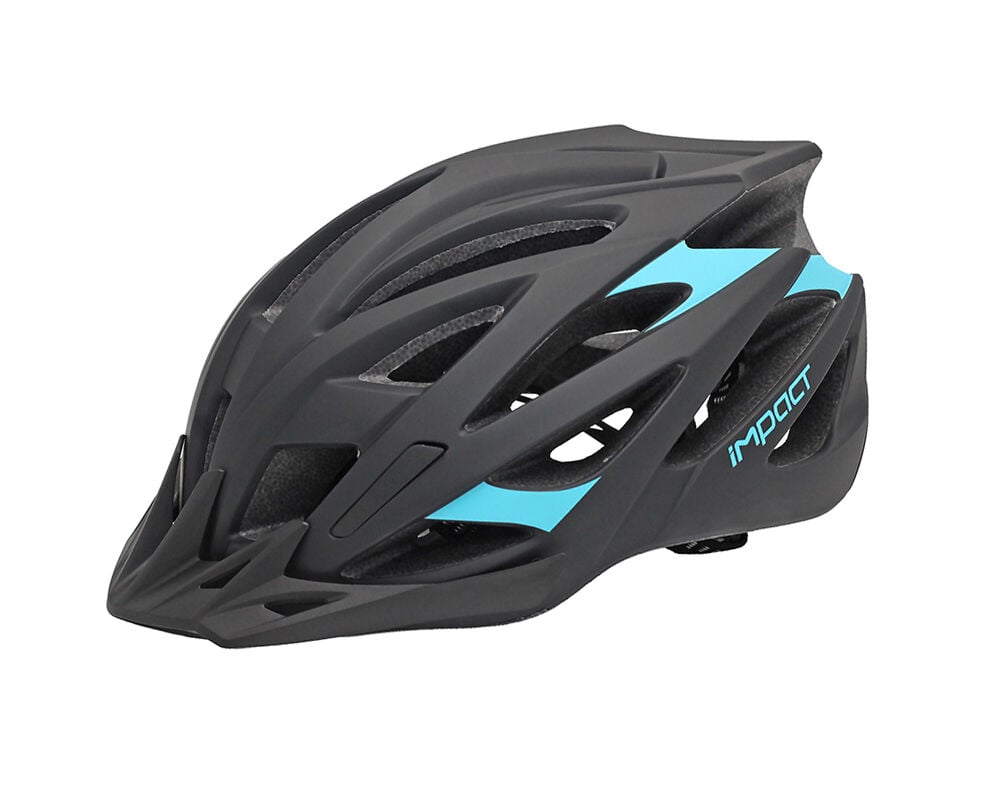 İmpact Scap Siyah Mavi 59-61cm M-L Bisiklet Kaskı