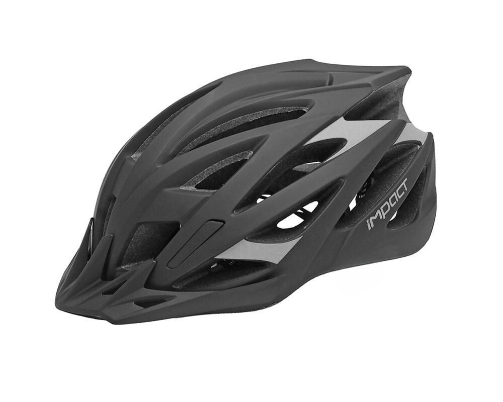 İmpact Scap Siyah Gri 59-61cm M-L Bisiklet Kaskı