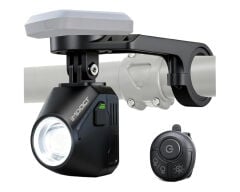 İmpact One Pro 1600 lm Kumandalı Bisiklet Ön Far Garmin Uyum