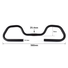 İmpact 25.4 Bisiklet Kelebek Gidon ve Elcik Seti 580mm