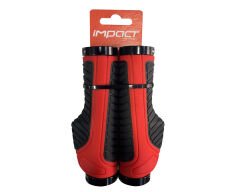 İmpact Avuç İçi Destekli Yüzüklü Kırmızı Bisiklet Elciği