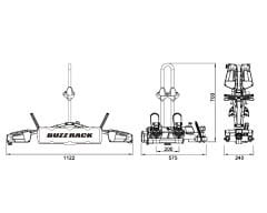 Buzz Rack Eazzy 2 Çeki Demiri Bisiklet Taşıyıcı 13 Pin