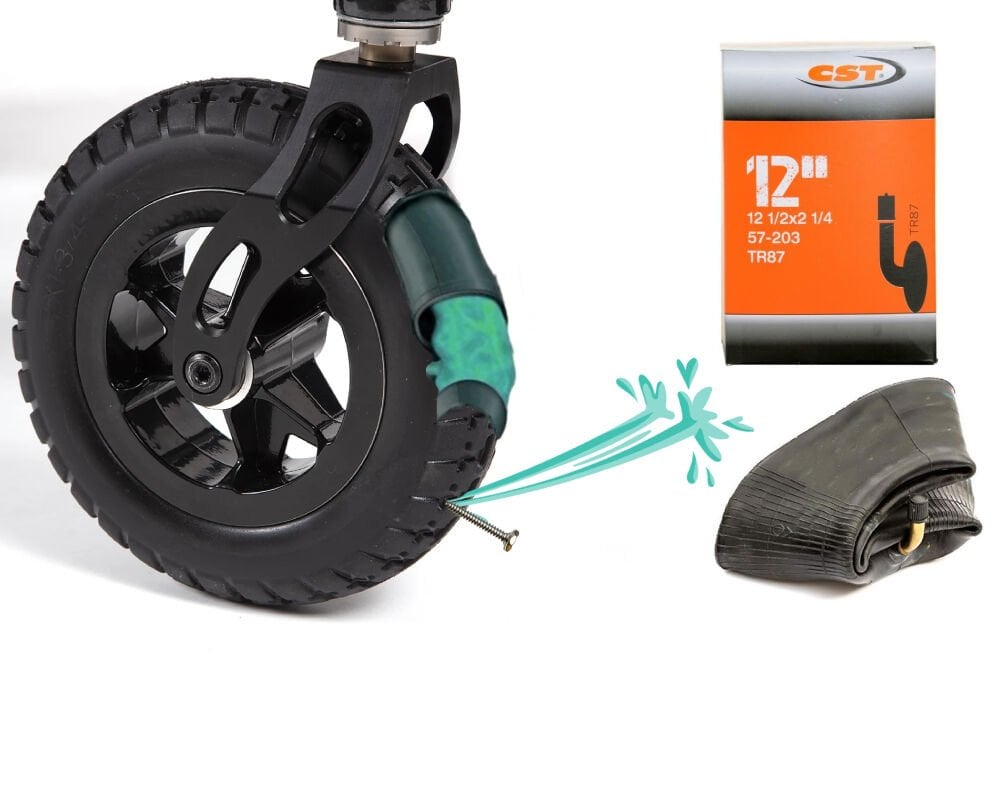 Cst 12 inç Jelli Sıvılı Akülü Araç İç Lastik 12 1-2x2 1-4